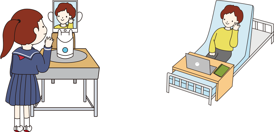 テレロボで学校へ行こう！病院や自宅から友達とワイガヤ！